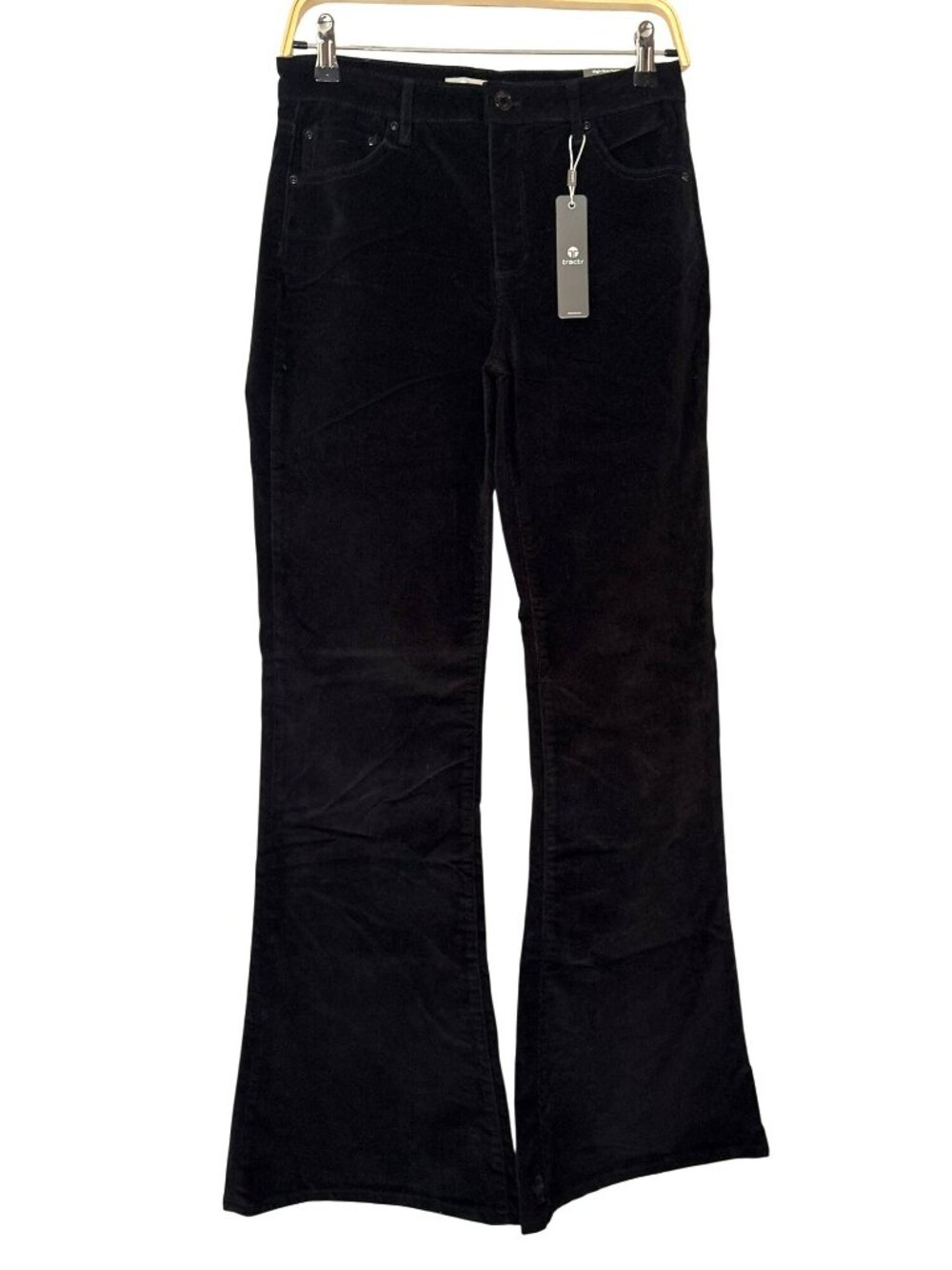 NWT Tractr High Rise Flare Slim Corduroy Pants Size 6/28